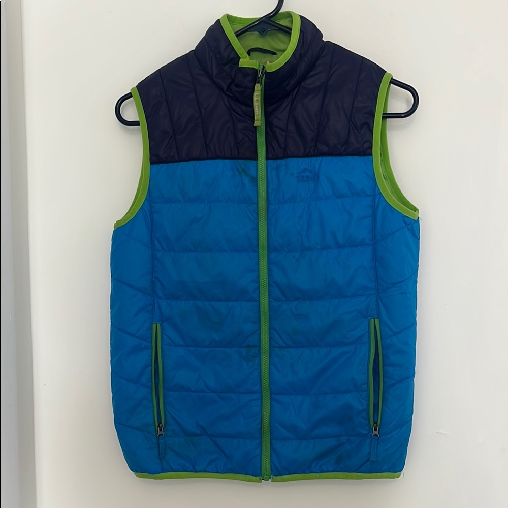 LL Bean Colorblock Puffer Vest